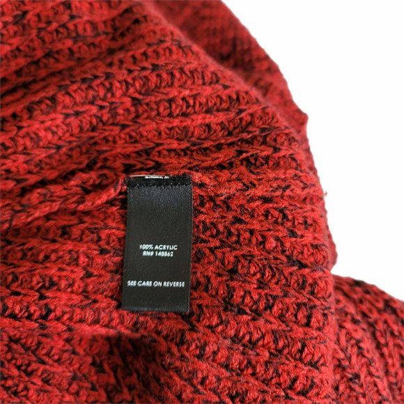 Torrid Red Sweater Top Shirt Black Fleck Knit Sweater Woman's Plus Size 1X LH805 - Picture 4 of 6